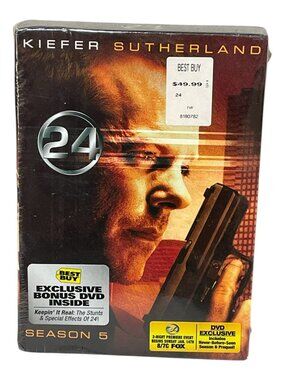 24: Season Five DVD Box Set 2006 Keifer Sutherland New Sealed